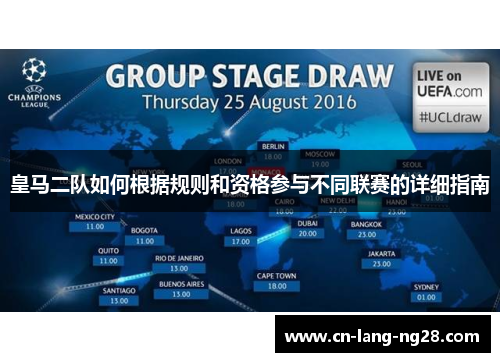 皇马二队如何根据规则和资格参与不同联赛的详细指南 皇马二队如何根据规则和资格参与不同联赛的详细指南